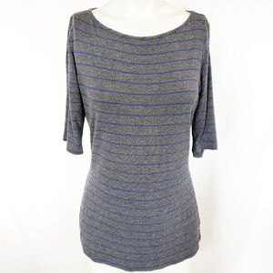 GREEN Envelope Striped top Size M